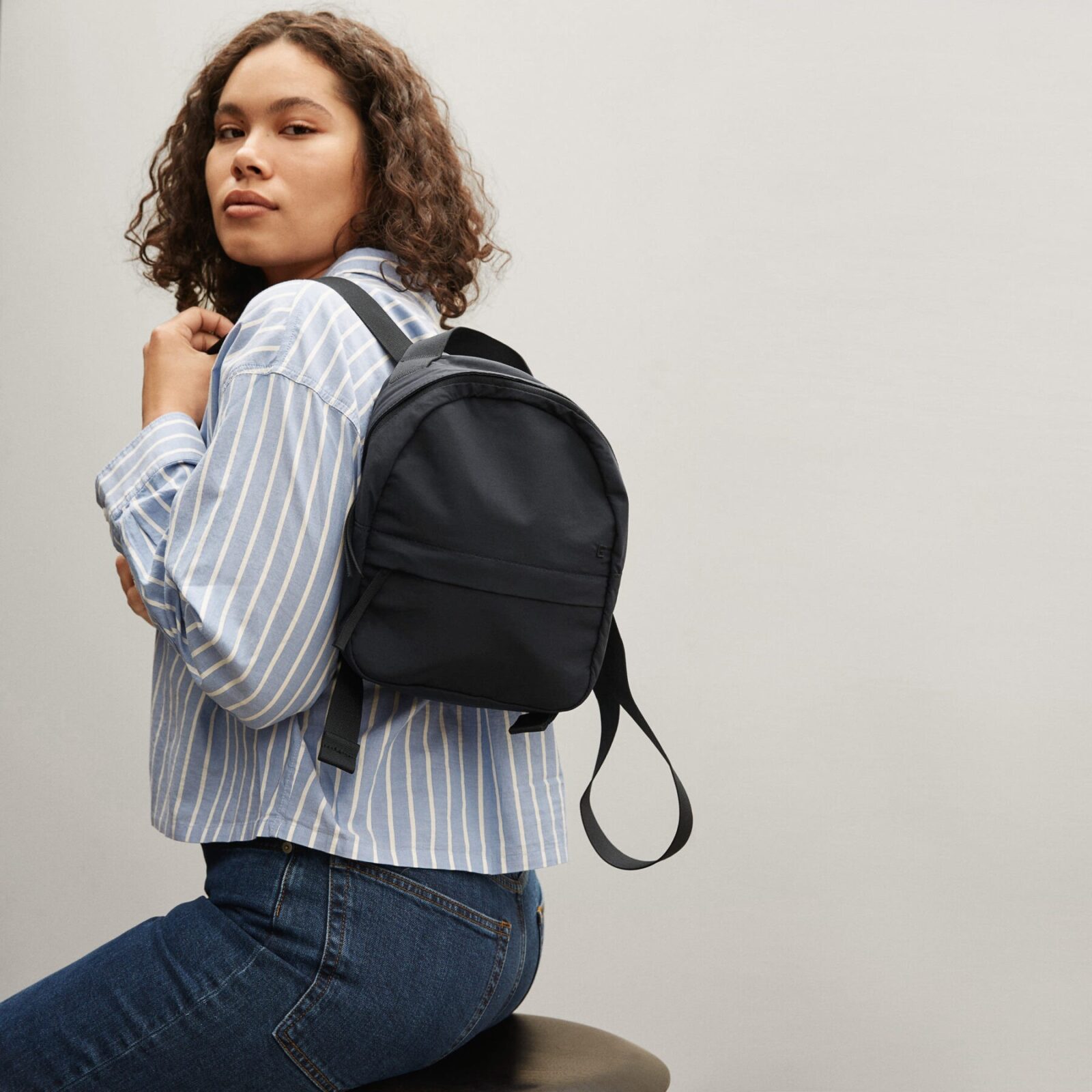 New season modern black backpacks